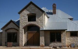 Metal Roof on a beautiful Texas stone home